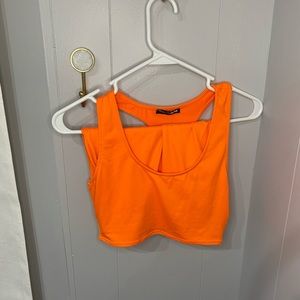 Orange skirt set